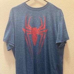 Marvel t-shirt size 2X blue with Spiderman emblem